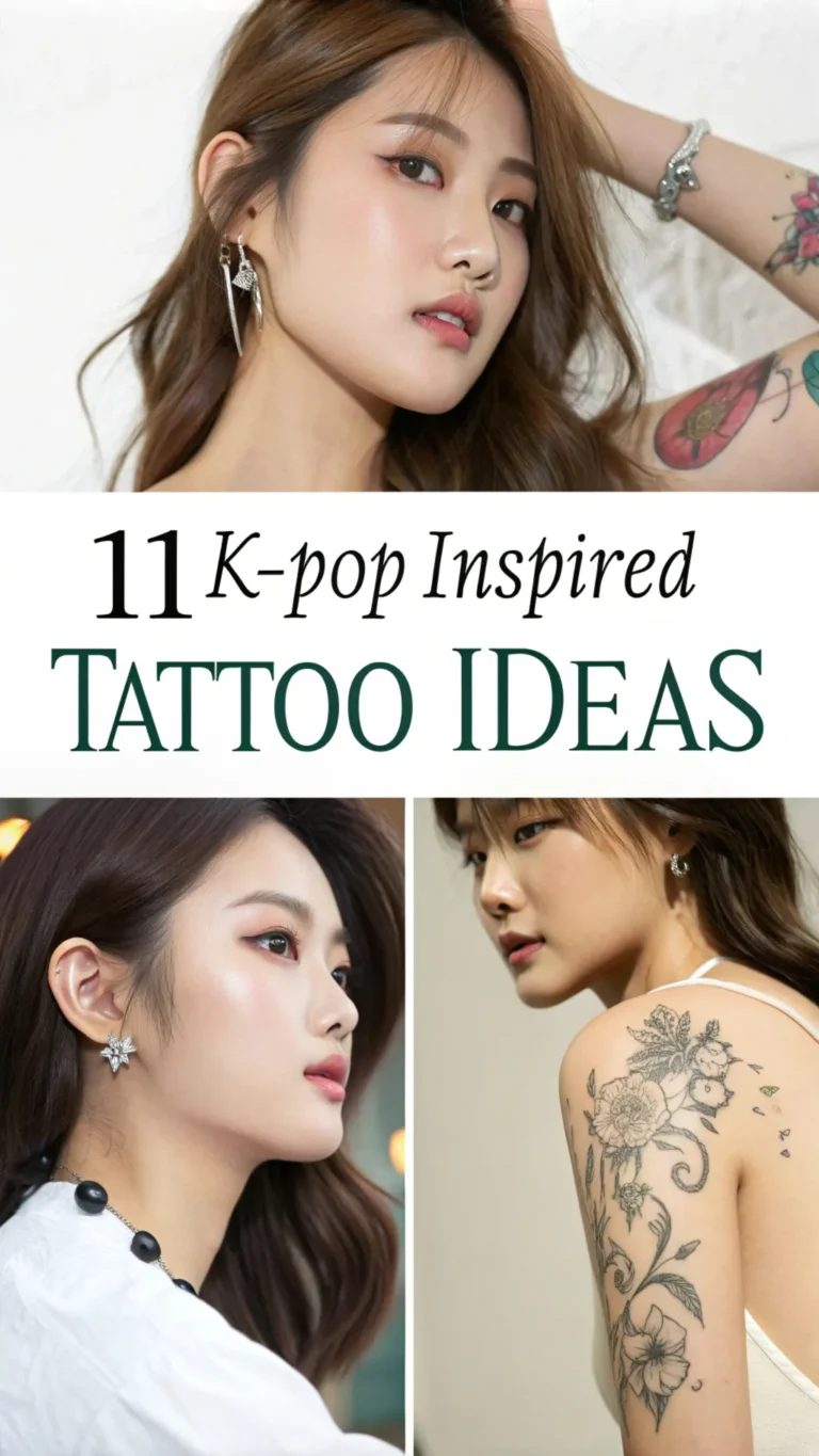 11 K-Pop-Inspired Tattoo Ideas: Designs to Take Your Style to the Next Level