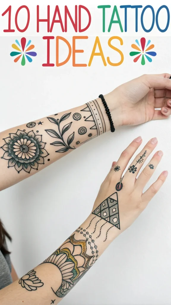 10 Hand Tattoo Ideas That Are Both Beautiful and Meaningful